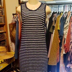 GAP Crew Neck Sleeveless Striped Maxi Size L